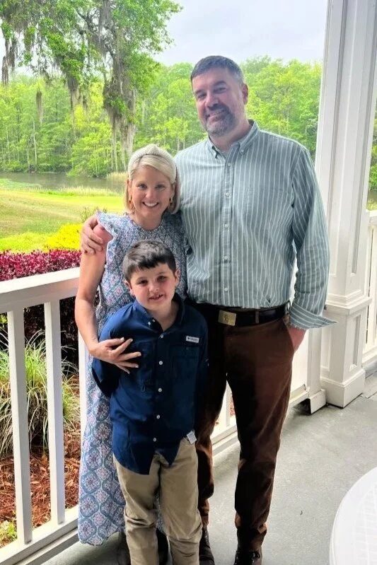 Heather and Charlie Greene with their son Dalton