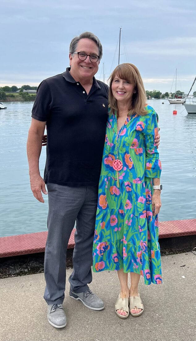 Joe and Theresa Judge on the water at Murrells Inlet, South Carolina